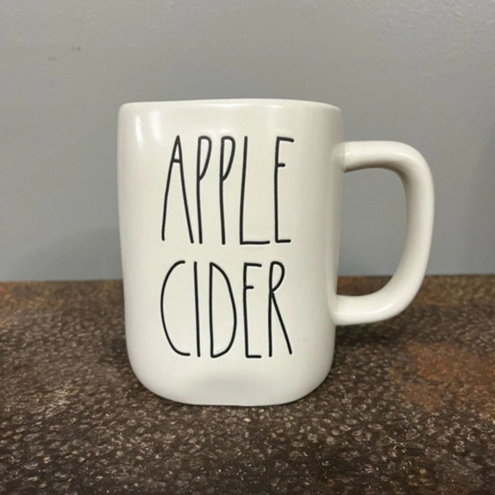 Rae Dunn Apple Cider Ceramic Mug Fall Coffee Cup NWT